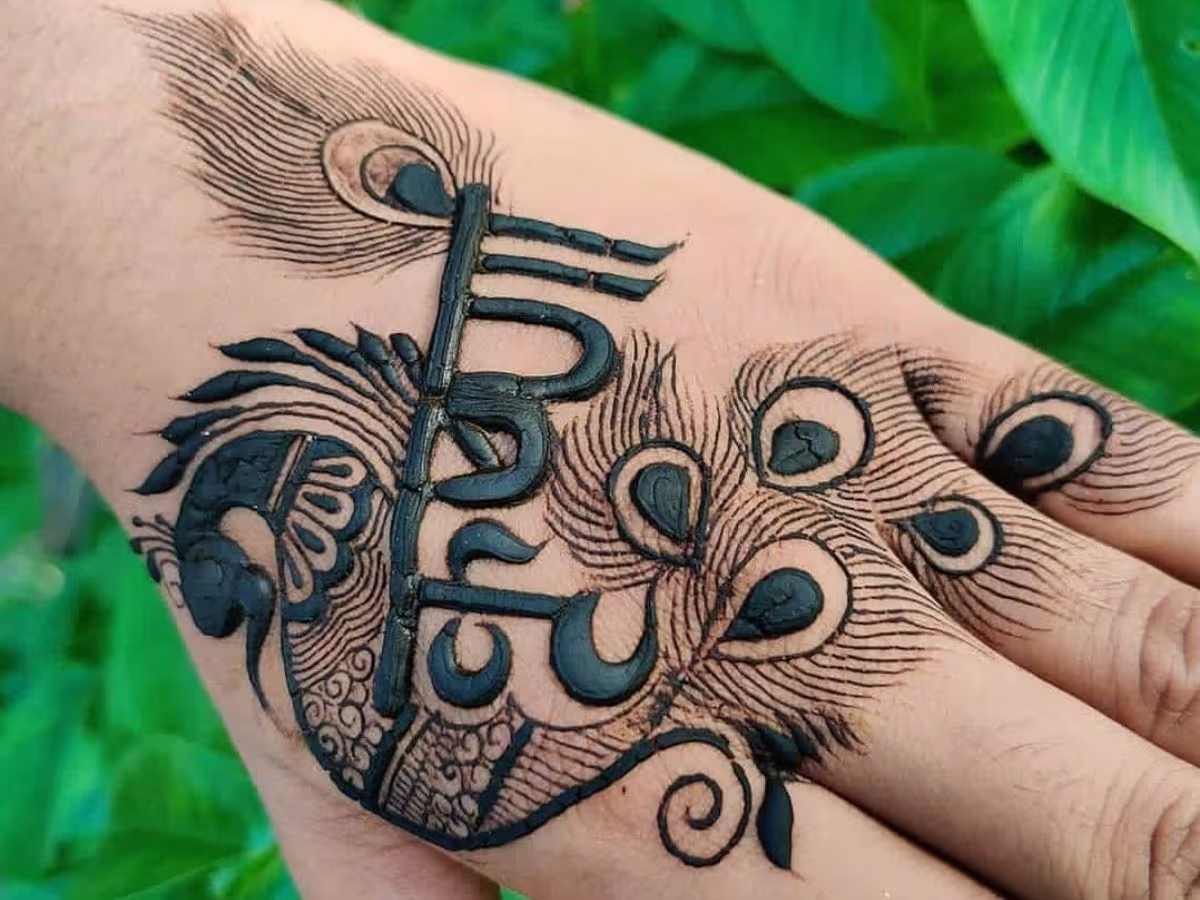 Henna Feather Tattoo Ideas - Crayon